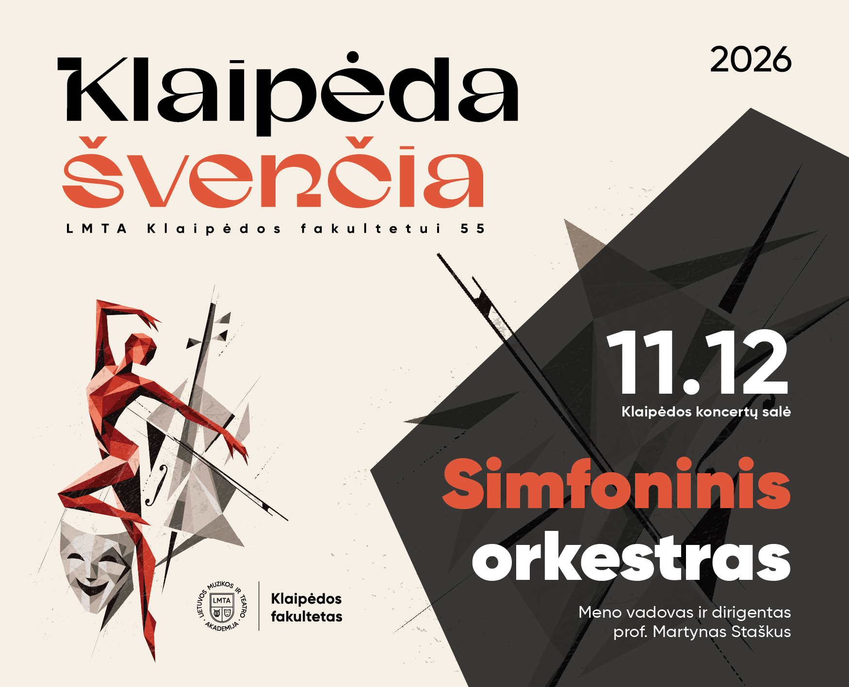 KONCERTAS | Klaipėda švenčia. Simfoninio orkestro koncertas