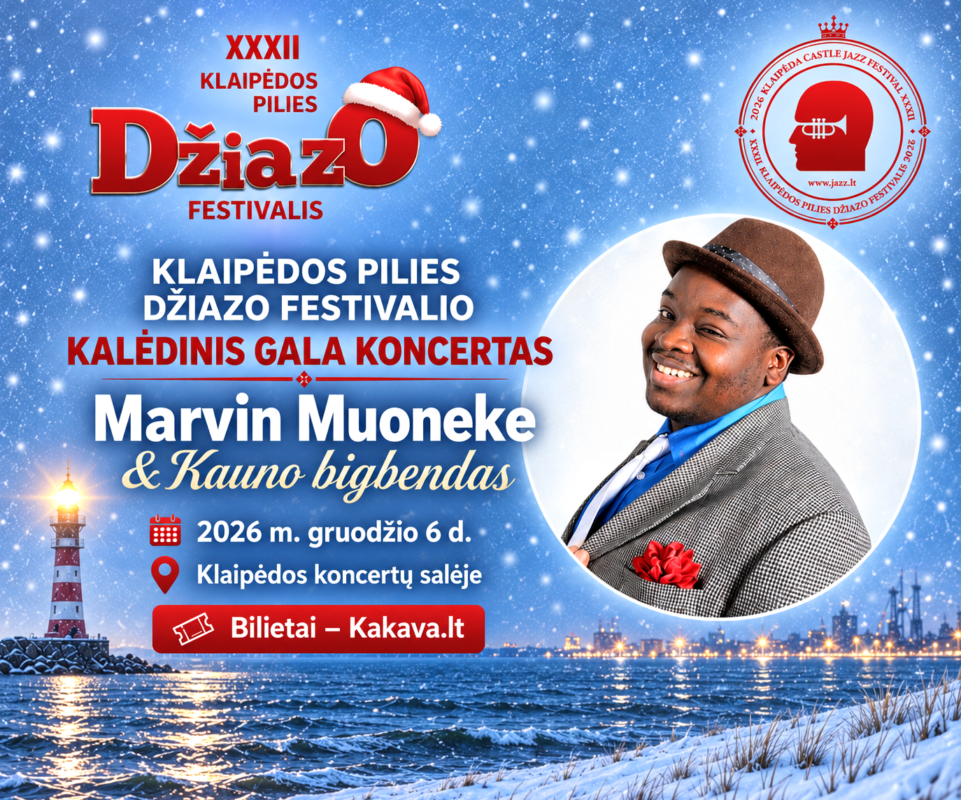 KONCERTAS | KAI DŽIAZAS UŽDEGA KALĖDŲ ŠVIESAS…
